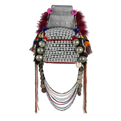 Traditional Hill Tribe Akha Headdress for Decorative Use