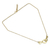 Gold vermeil pendant necklace, 'Into Infinity' - Brushed Gold Vermeil Necklace with Infinity Symbols (image 2b) thumbail