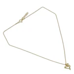 Gold vermeil heart necklace, 'Music of Love' - Artisan Crafted Brushed Vermeil Music Theme Necklace