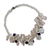 Halskette aus Amethyst und Perlen - Romantische Halskette aus Rosenquarz, Perle und Amethyst