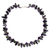 Amethyst and ruby zoisite necklace, 'Vineyard Garland' - Handmade Beaded Amethyst and Ruby Zoisite Necklace