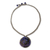 Lapis lazuli and amethyst beaded pendant necklace, 'Fascinate Me' - Spiral Pendant Necklace with Lapis Lazuli and Amethyst thumbail
