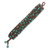 Multi-gem beaded bracelet, 'Brown Jazz Combo' - Quartz Jasper Calcite Hand Crocheted Wristband Bracelet (image 2b) thumbail