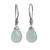 Chalcedony dangle earrings, 'Subtle' - Hand Made Thai Silver and Chalcedony Dangle Earrings thumbail