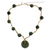 Jade pendant necklace, 'Natural Spirit' - Jade Pendant Necklace on Knotted Cords from Thailand thumbail