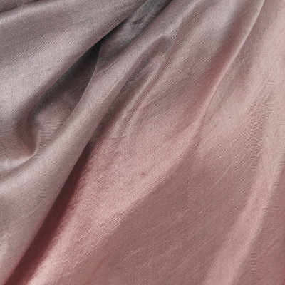 Silk shawl, 'Shimmering Cinnamon' - Brown Woven 100% Silk Shawl from Thailand