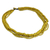 Wood beaded necklace, 'Island Dance' - Yellow Wood Bead Necklace Hand Crafted in Thailand (image 2b) thumbail