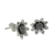 Sterling silver stud earrings, 'Sunflower Love' - Small Sterling Silver Sun Flower Post Earrings from Thailand (image 2b) thumbail