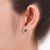 Sterling silver stud earrings, 'Sunflower Love' - Small Sterling Silver Sun Flower Post Earrings from Thailand (image 2c) thumbail
