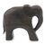 Wood sculpture, 'Brown Thai Elephant' - Hand Carved Thai Raintree Wood Brown Elephant Sculpture (image 2a) thumbail