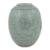 jarrón de cerámica celadón - Florero artesanal de cerámica celadón floral azul