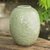 Celadon ceramic vase, 'Green Plum Blossom' - Green Floral Handcrafted Celadon Ceramic Vase from Thailand (image 2) thumbail