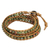 Unakite wrap bracelet, 'Karen Meadow' - Unakite Wrap Bracelet with Karen Hill Tribe Silver (image 2c) thumbail
