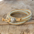 Amazonite wrap bracelet, 'Blue Hydrangea' - Blue Amazonite and Karen Hill Tribe Silver Wrap Bracelet thumbail