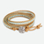Amazonite wrap bracelet, 'Blue Hydrangea' - Blue Amazonite and Karen Hill Tribe Silver Wrap Bracelet (image 2a) thumbail