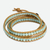 Amazonite wrap bracelet, 'Blue Hydrangea' - Blue Amazonite and Karen Hill Tribe Silver Wrap Bracelet (image 2c) thumbail