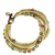 Beaded bracelet, 'Earth Freedom' - Brass Beaded Bracelet Crafted by Hand with Agate (image 2b) thumbail