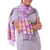 Hand woven scarf, 'Flowing Purple-Pink' - Multi Color Hand Woven Thai Scarf Yellow Pink Purple