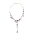 Gold plated amethyst Y-necklace, 'Purple Princess' - Amethyst and Gold Plated Silver Y-Necklace from Thailand (image 2a) thumbail
