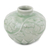 Celadon ceramic petite vase 'Voluptuous Lotus' - Thai Hand Crafted Petite Celadon Ceramic Vase (image 2b) thumbail