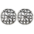 Sterling silver button earrings, 'Intertwined' - Fair Trade Thai Sterling Silver Button Earrings (image 2a) thumbail