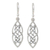 Sterling silver dangle earrings, 'Celtic Braid' - Hand Crafted Thai Celtic Theme Sterling Silver Earrings (image 2a) thumbail