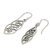 Sterling silver dangle earrings, 'Celtic Braid' - Hand Crafted Thai Celtic Theme Sterling Silver Earrings (image 2b) thumbail