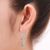 Ohrhänger aus Sterlingsilber - Handgefertigte Ohrringe aus Sterlingsilber mit thailändischem keltischem Motiv