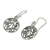 Sterling silver dangle earrings, 'Lace' - Thai Handmade Sterling Silver Dangle Earrings