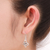 Sterling silver dangle earrings, 'Endless Ribbon' - Hand Crafted Thai Sterling Silver Dangle Hook Earrings (image 2c) thumbail