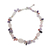 Cultured pearl and multi-gemstone necklace, 'Lilac Whisper' - Hand Knotted Pearl and Multi-Gemstone Necklace thumbail