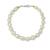 Cultured pearl and peridot beaded bracelet, 'Purest Nature' - White Pearls and Peridot Hand Crafted Bracelet from Thailand