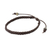 Men's braided leather bracelet, 'Single Brown Braid' - Thai Brown Leather Braided Men's Bracelet thumbail