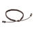 Men's braided leather bracelet, 'Single Brown Braid' - Thai Brown Leather Braided Men's Bracelet
