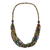 Wood beaded necklace, 'Rainbow Muse' - Wood Beaded Necklace Artisan Crafted Jewelry thumbail