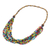 Wood beaded necklace, 'Rainbow Muse' - Wood Beaded Necklace Artisan Crafted Jewelry (image 2b) thumbail