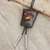 Tiger's eye and leather bolo tie, 'Earth Medallion' - Handcrafted Brown Leather Bolo Tie with Tiger's Eye