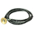 Vergoldetes Onyx-Wickelarmband - Wickelarmband aus Onyx-Leder mit vergoldetem Verschluss