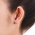 Garnet stud earrings, 'Sparkling' - Garnet Stud Earrings Sterling Silver Thai Jewelry (image 2d) thumbail
