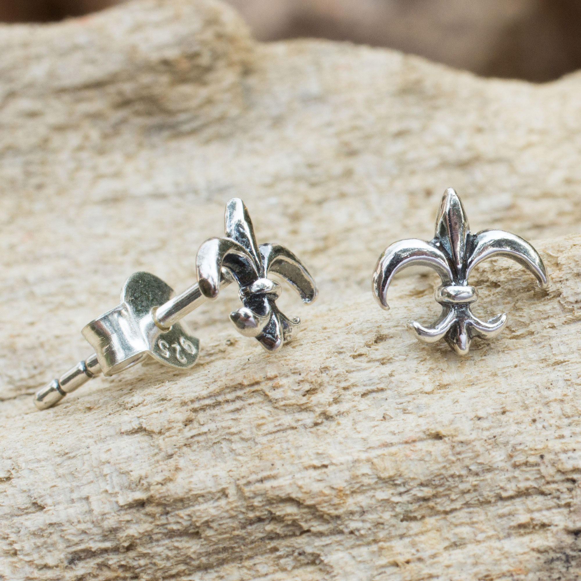 Fleur De Lis Stud Earrings Fleur De Lis NOLA Jewelry 