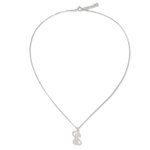 Sterling silver pendant necklace, 'Shadow Cat' - Thailand Artisan Crafted Silver Cat Necklace