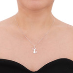 Sterling silver pendant necklace, 'Shadow Cat' - Thailand Artisan Crafted Silver Cat Necklace