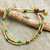 Serpentine anklet, 'Golden Bell' - Brass and Serpentine Thai Handcrafted Anklet (image 2) thumbail