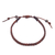 Leather braided bracelet, 'Cinnamon Braid' - Cinnamon Brown Leather Braided Bracelet from Thailand (image 2a) thumbail
