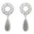 Sterling silver dangle earrings, 'Starlight Geometry' - Handmade Modern Thai Sterling Silver Dangle Earrings