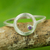 Amethyst cocktail ring, 'Gazing at the Moon' - Amethyst Thailand Handcrafted Sterling Silver Ring (image 2) thumbail