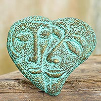 Featured review for Recycled paper wall sculpture, Romantic Heart