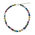 Multi-gemstone flower necklace, 'Rainbow Blooms' - Colorful Multi Gemstone Flower Necklace from Thailand thumbail
