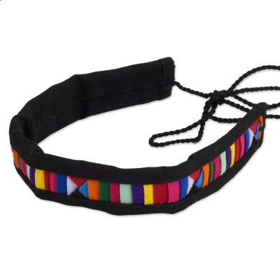 Artisan Crafted Hill Tribe Multicolor Cotton Blend Bracelet