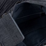 Cotton hobo bag with coin purse, 'Surreal Grey' - Grey Hobo Shoulder Bag with Coin Purse and Multi Pockets